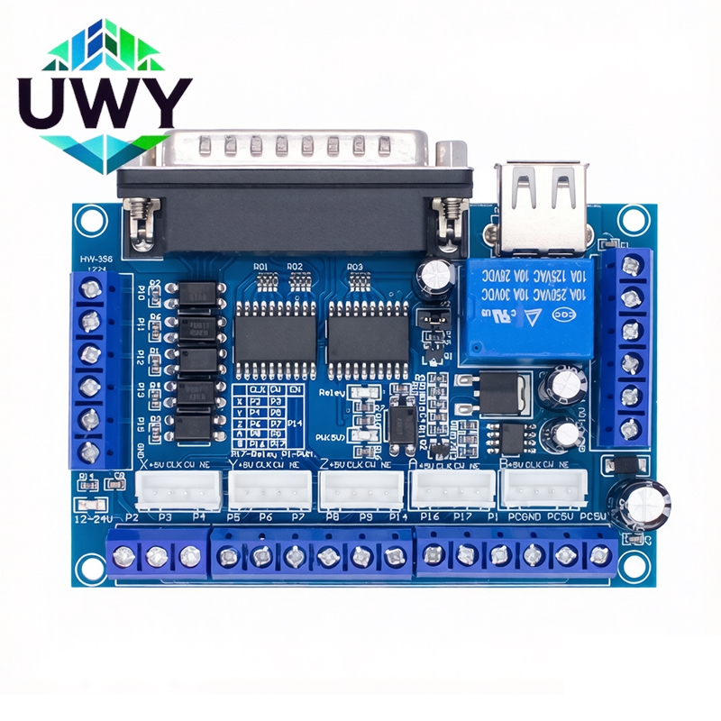 5 Axis Cnc Breakout Board Interface Mach3 - Carte de contrôle CNC MACH3 à