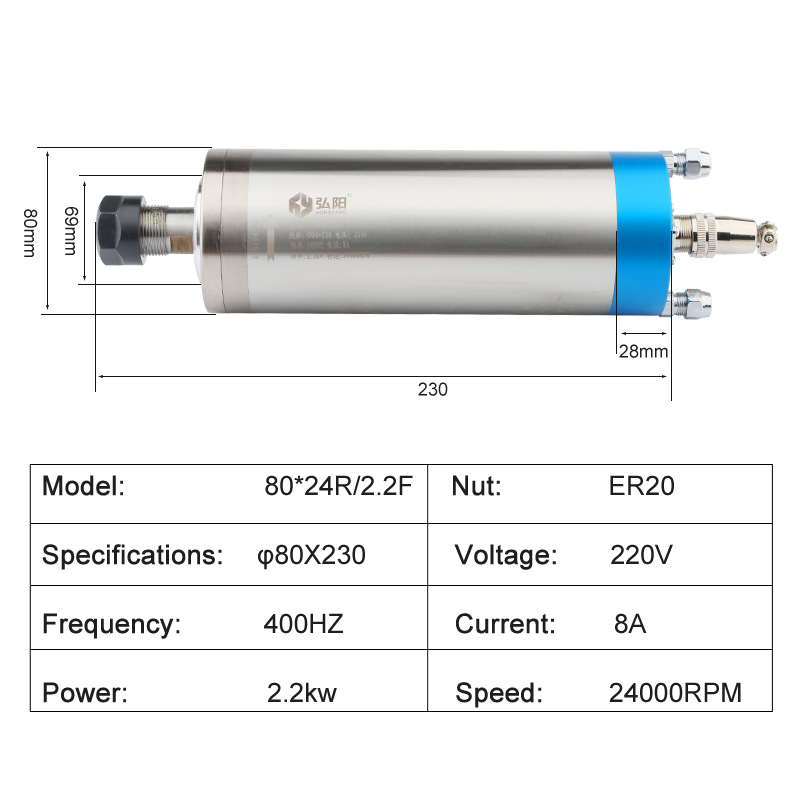 Kit de routeur CNC 2,2 kW, mot - 2.2Kw Water Cooled Spindle Kit Vfd avis et prix