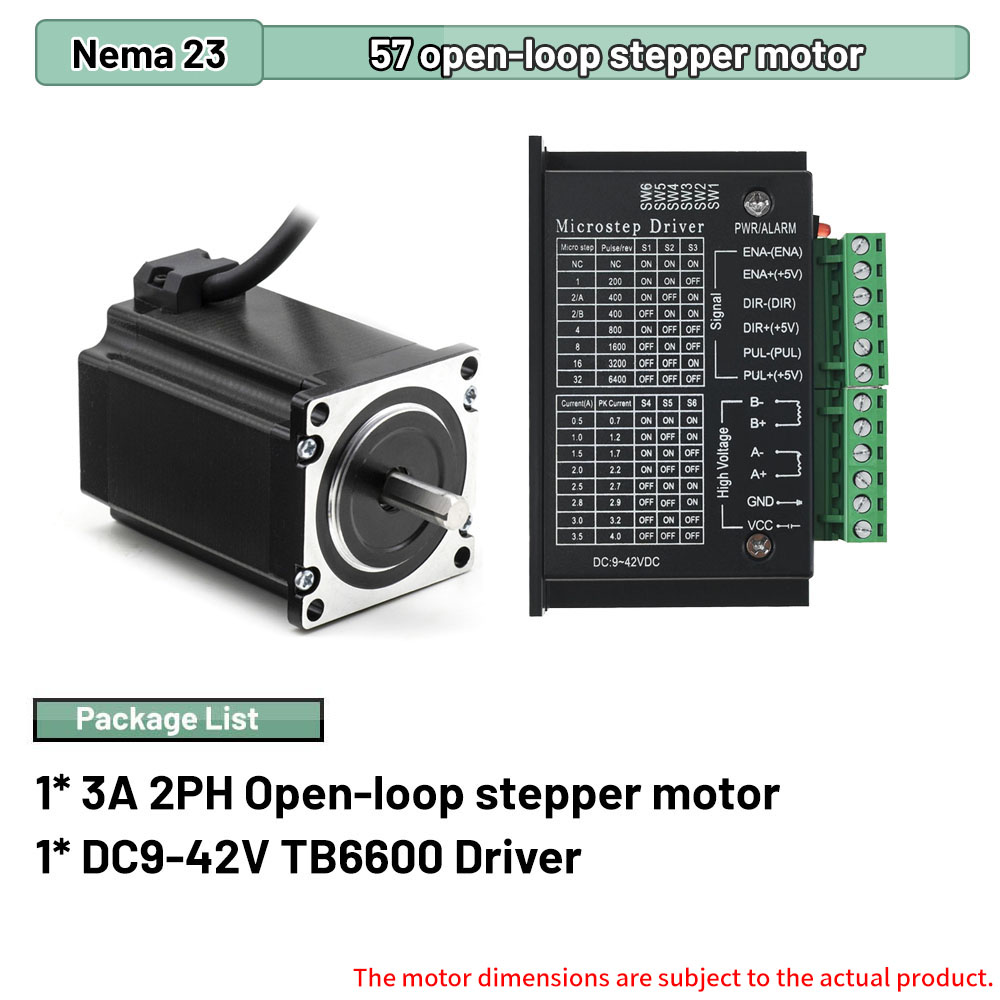 Kit de moteur pas à pas Nema23 - Nema 23 Closed Loop Stepper Motor Driver Kit avis et prix