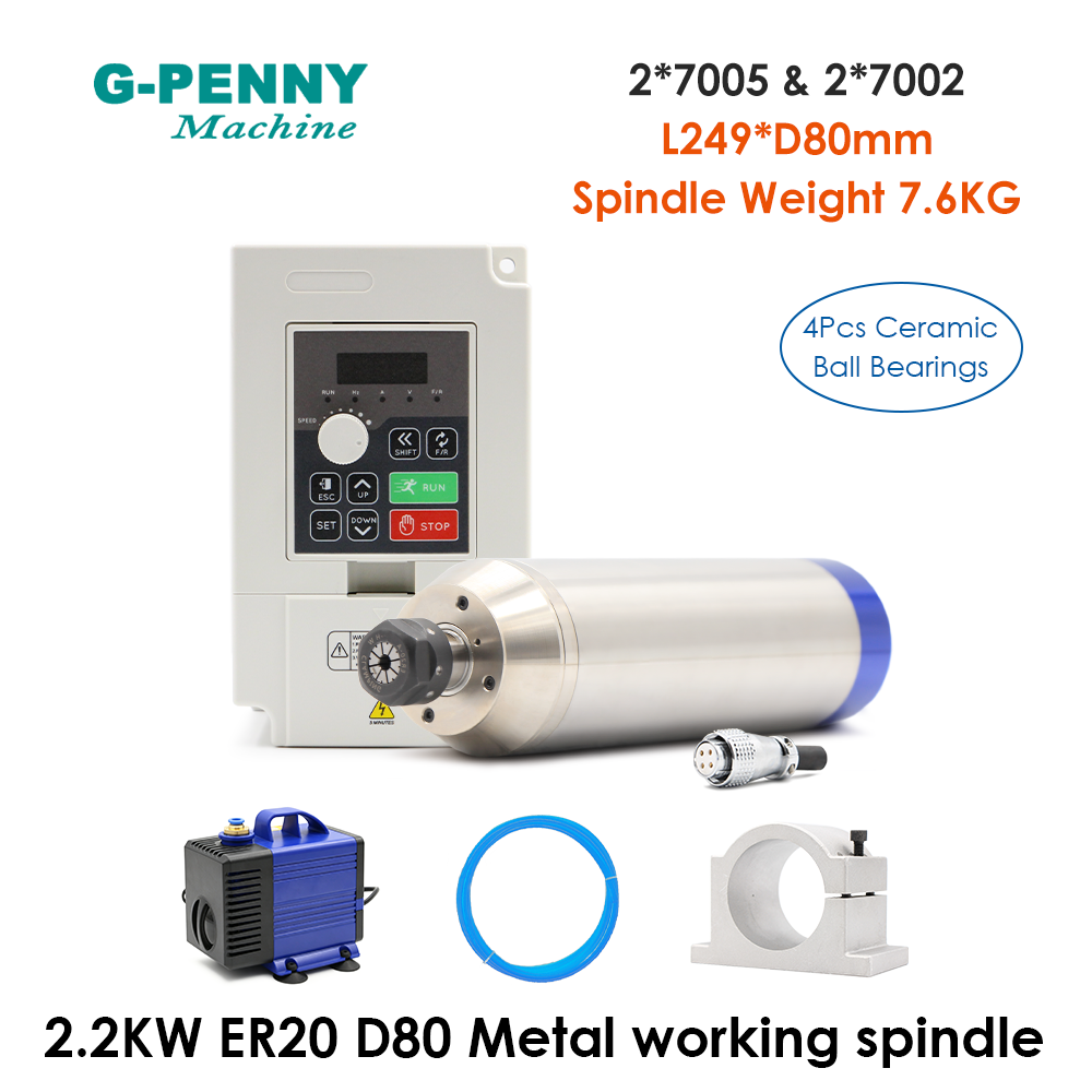 Kit de broche de travail des m - 2.2Kw Water Cooled Spindle Kit Vfd avis et prix